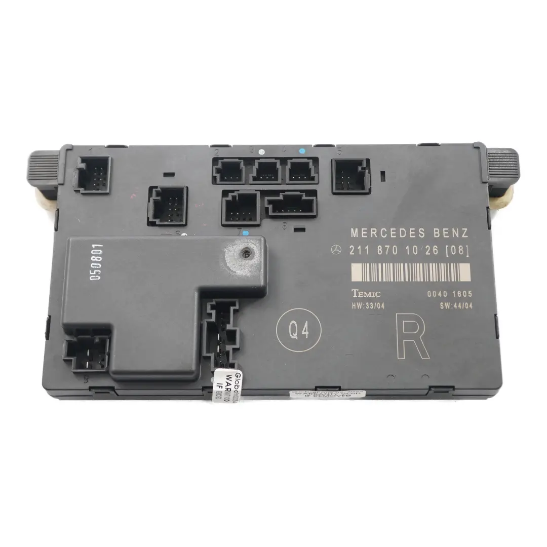 Door Module Front Right O/S Control Unit ECU to Mercedes W211 with Part number A2118701026 Mercedes W211 Door Module Front Right O/S Control Unit ECU - SKU A2118701026 - Part number A2118701026