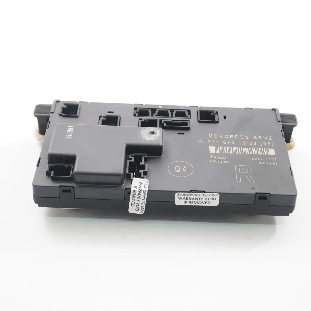 Mercedes W211 Módulo Puerta Delantera Derecha Unidad Control ECU - SKU A2118701026 - Número de pieza A2118701026