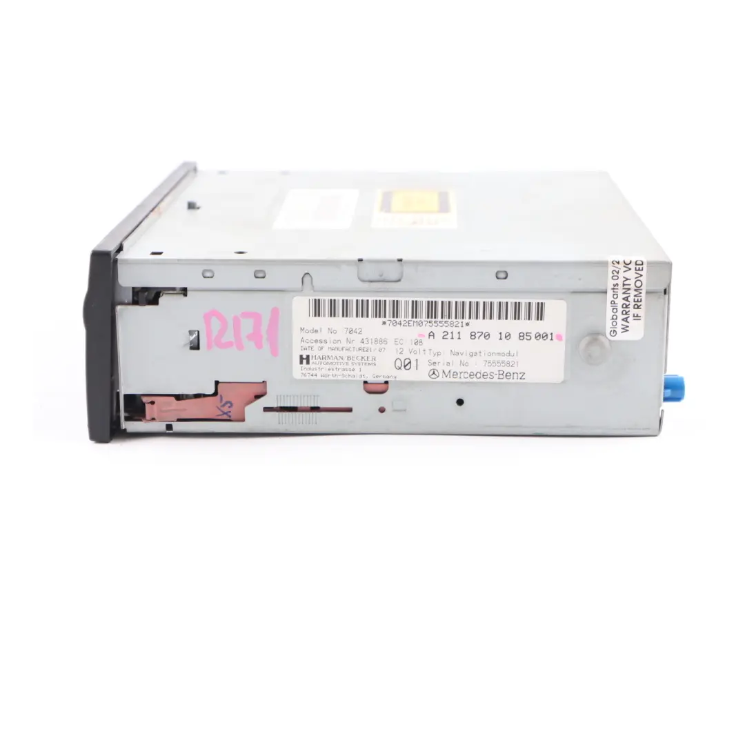 Mercedes R171 Processore navigazione Modulo controllo multimediale - SKU A2118701085 - Numero di parte A2118701085