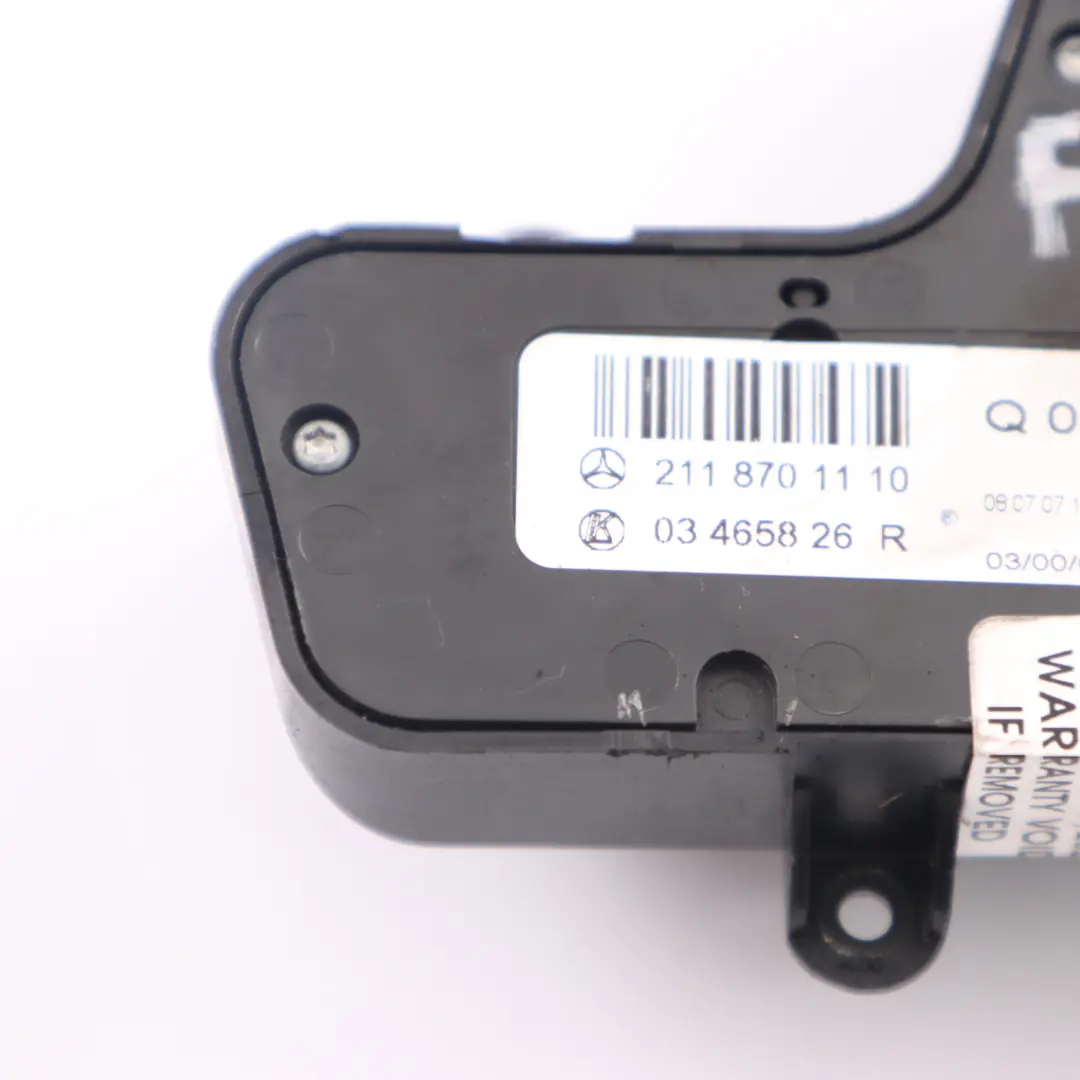 Mercedes W211 Seat Switch Adjustment Front Right O/S Control Button - SKU A2118701110 - Part number A2118701110