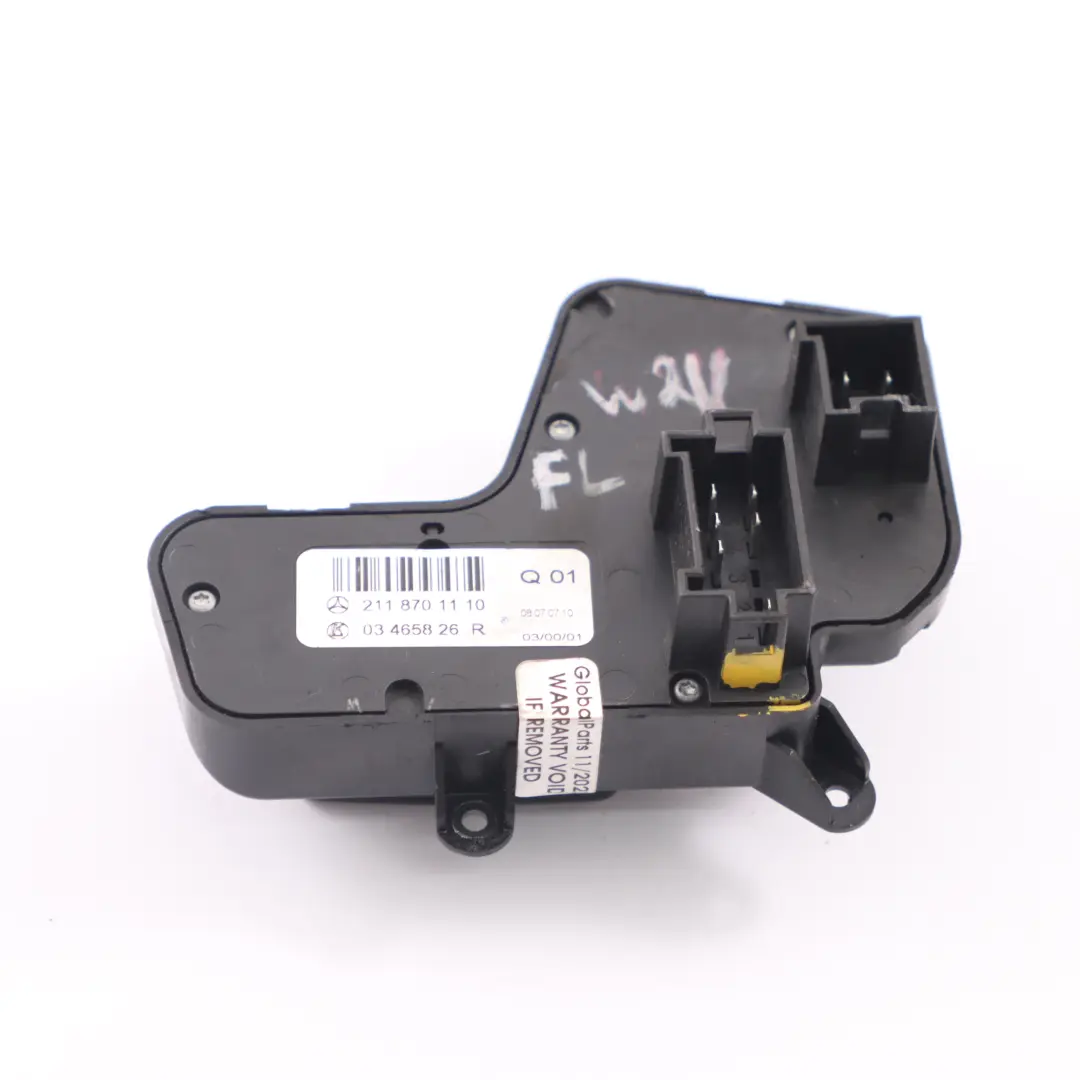 Mercedes W211 Seat Switch Adjustment Front Right O/S Control Button - SKU A2118701110 - Part number A2118701110