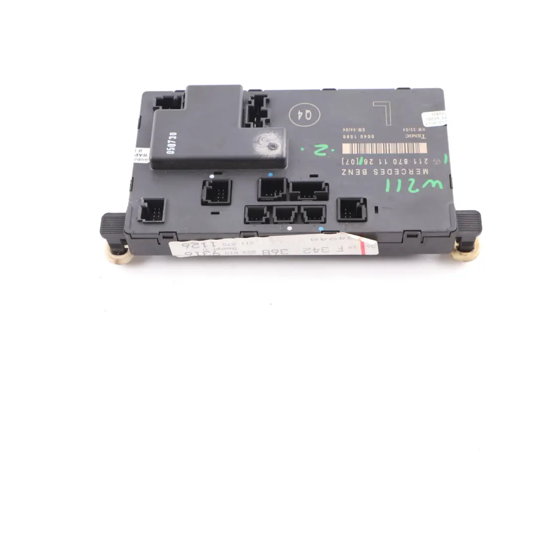 Puerta Delantera Conductor Izquierda Módulo De Control para Mercedes W211 con número de pieza A2118701126 Mercedes W211 Puerta Delantera Conductor Izquierda Módulo De Control - SKU A2118701126 - Número de pieza A2118701126