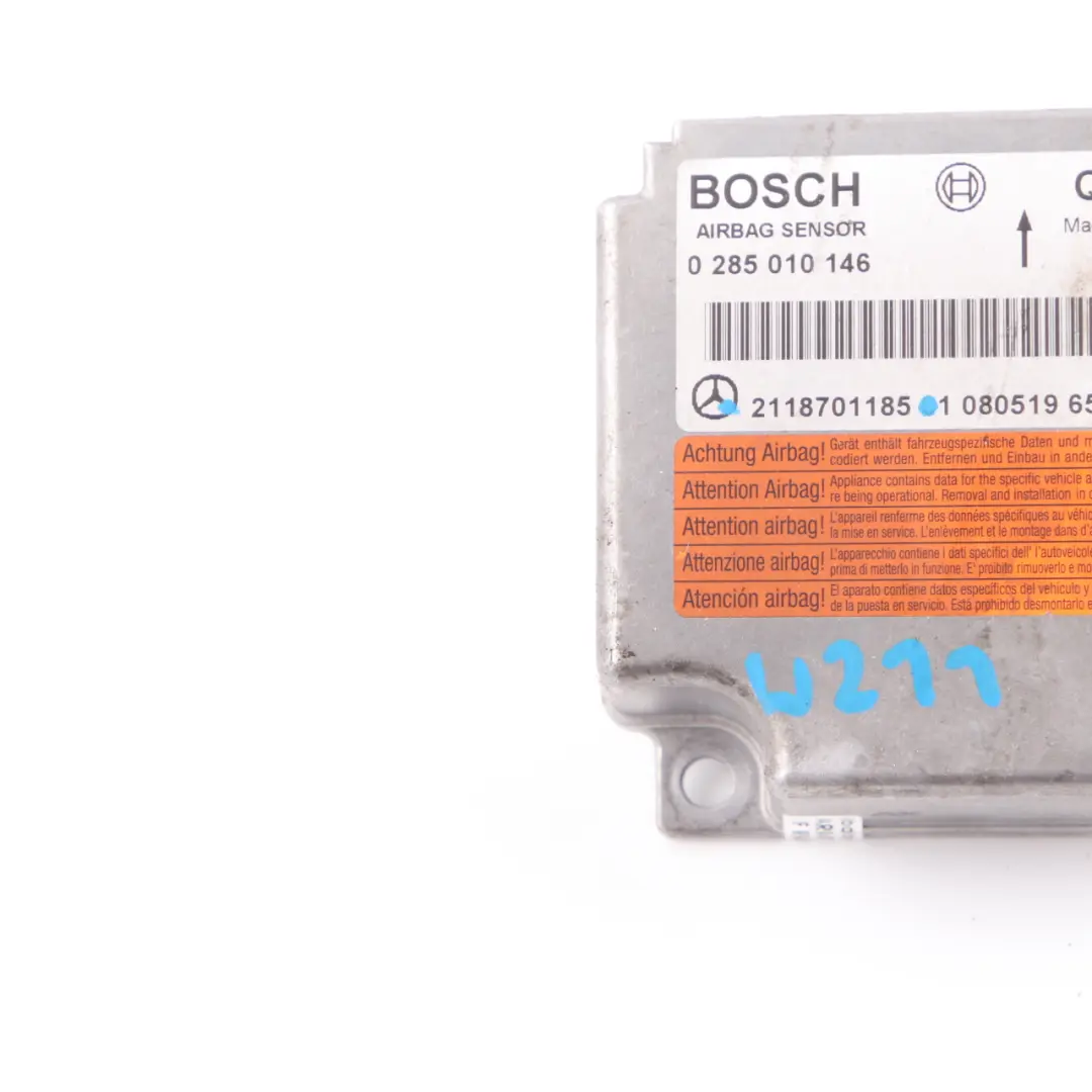 W219 Air Modul SRS Steuergerät ECU für Mercedes W211 mit Teilenummer A2118701185 Mercedes W211 W219 Air Modul SRS Steuergerät ECU - SKU A2118701185 - Teilenummer A2118701185