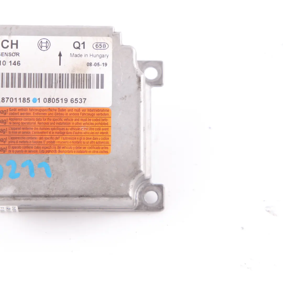 W219 Modulo Airbag SRS Unità di controllo ECU per Mercedes W211 con numero di parte A2118701185 Mercedes W211 W219 Modulo Airbag SRS Unità di controllo ECU - SKU A2118701185 - Numero di parte A2118701185