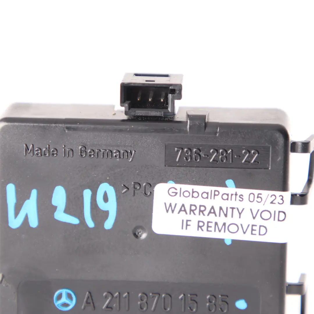  Rain Sensor Mercedes W211 W219 Windscreen Control Unit Module - SKU A2118701585 - Part number A2118701585