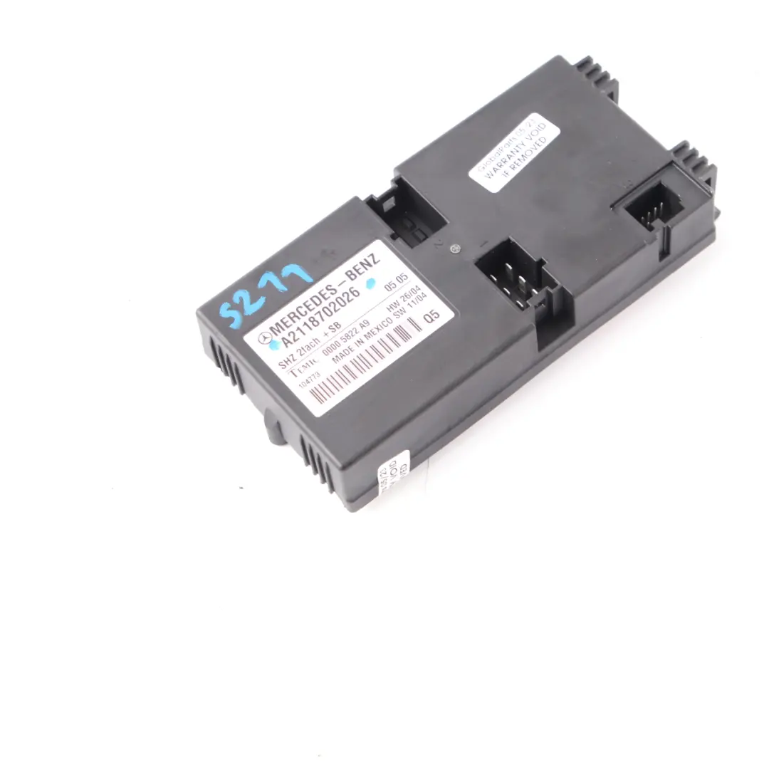 Mercedes W211 Seat Heating Control Unit Module ECU E-Class - SKU A2118702026 - Part number A2118702026