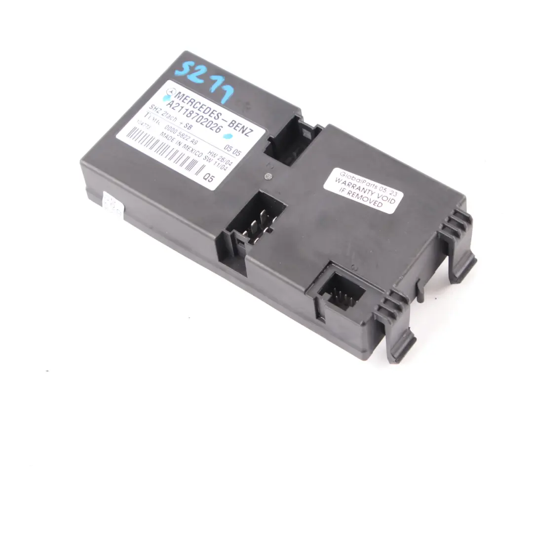 Mercedes W211 Seat Heating Control Unit Module ECU E-Class - SKU A2118702026 - Part number A2118702026