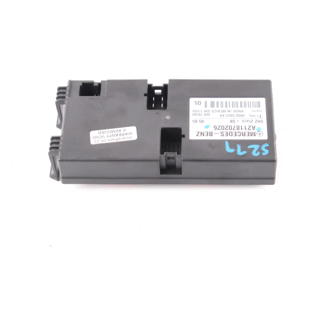 Mercedes W211 Seat Heating Control Unit Module ECU E-Class - SKU A2118702026 - Part number A2118702026
