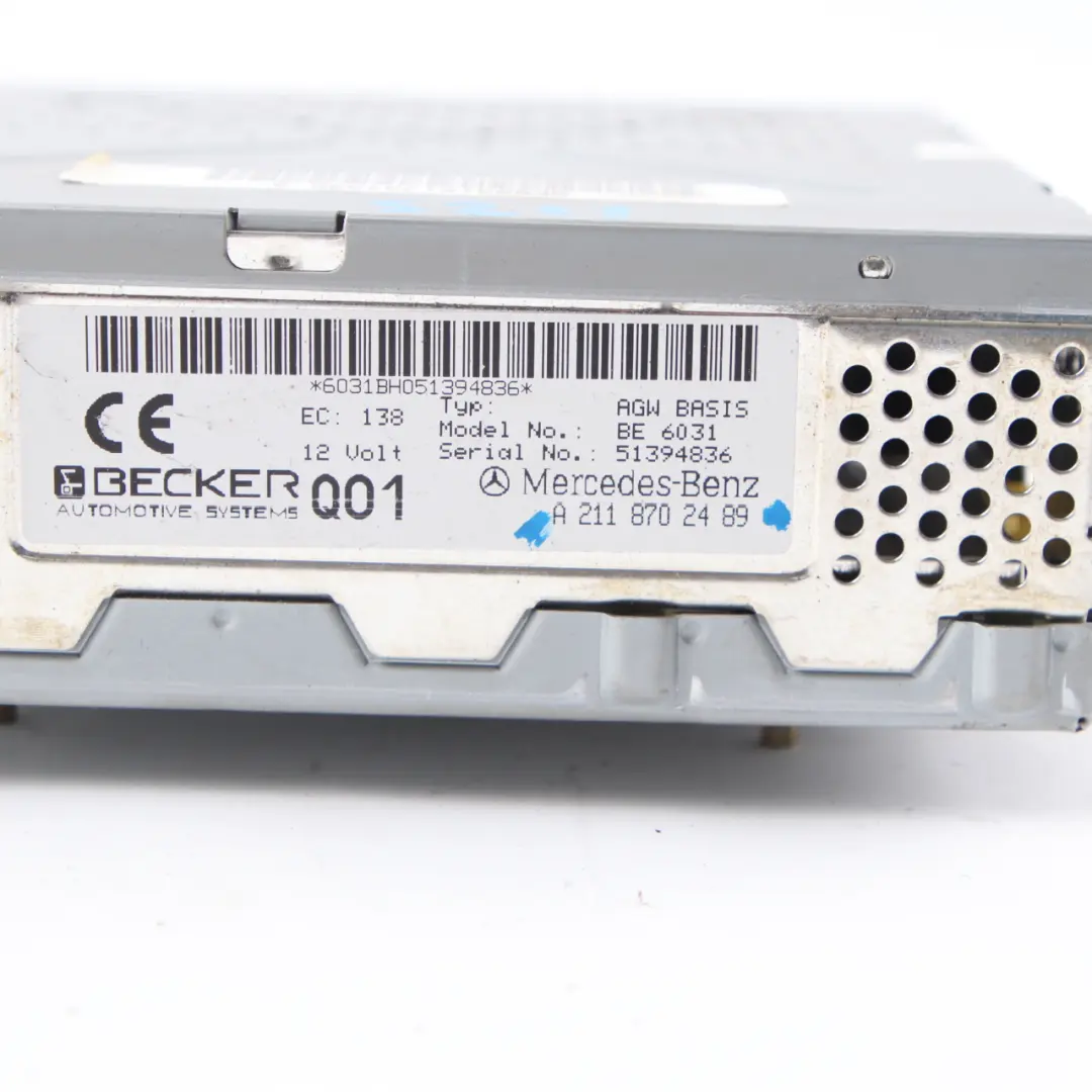 Amplificador De Audio Gateway Unidad de control para Mercedes W211 con número de pieza A2118702489 Mercedes W211 Amplificador De Audio Gateway Unidad de control - SKU A2118702489 - Número de pieza A2118702489