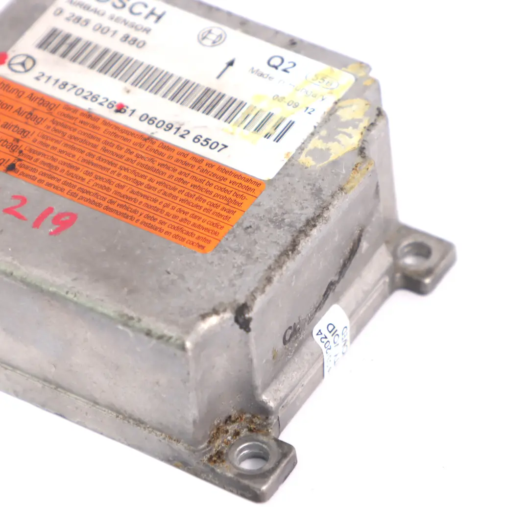 Mercedes W211 CLS C219 Modulo Aria SRS Centralina ECU - SKU A2118702626 - Numero di parte A2118702626