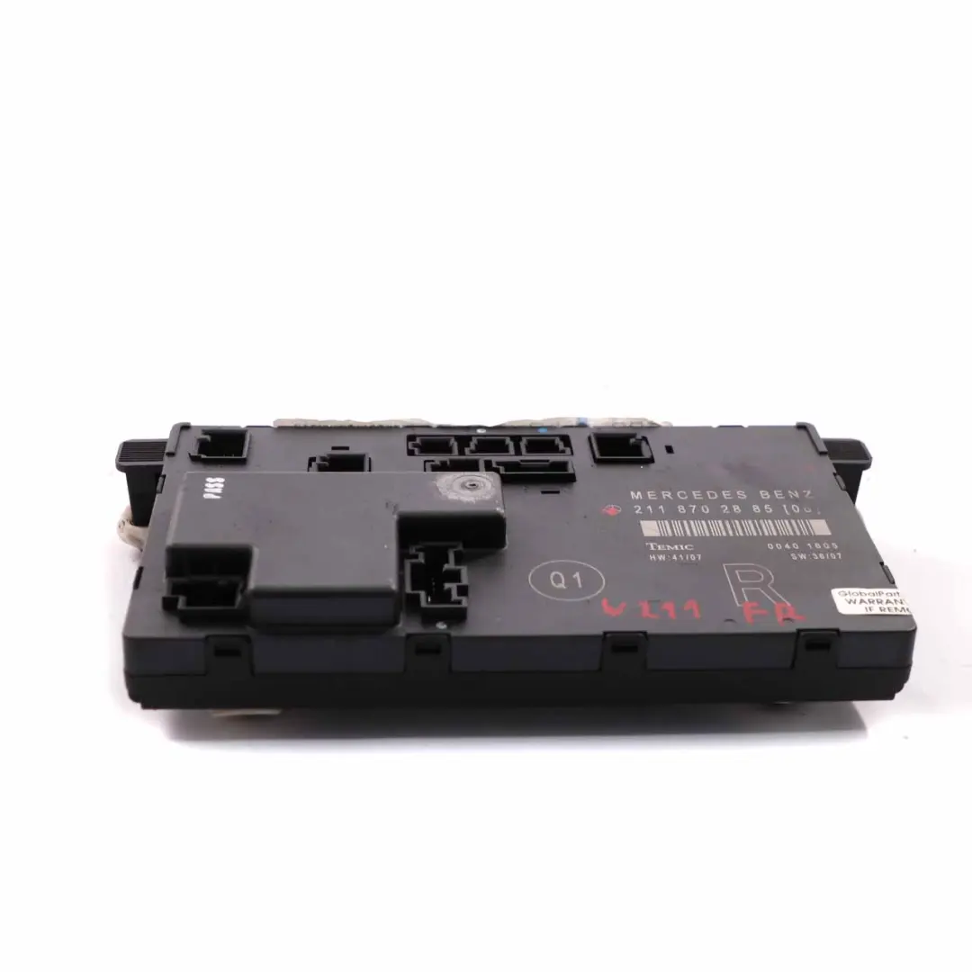 Module de porte avant droit Unité de contrôle ECU pour Mercedes W211 à propos du numéro de pièce A2118702885 Mercedes W211 Module de porte avant droit Unité de contrôle ECU - SKU A2118702885 - Numéro de pièce A2118702885