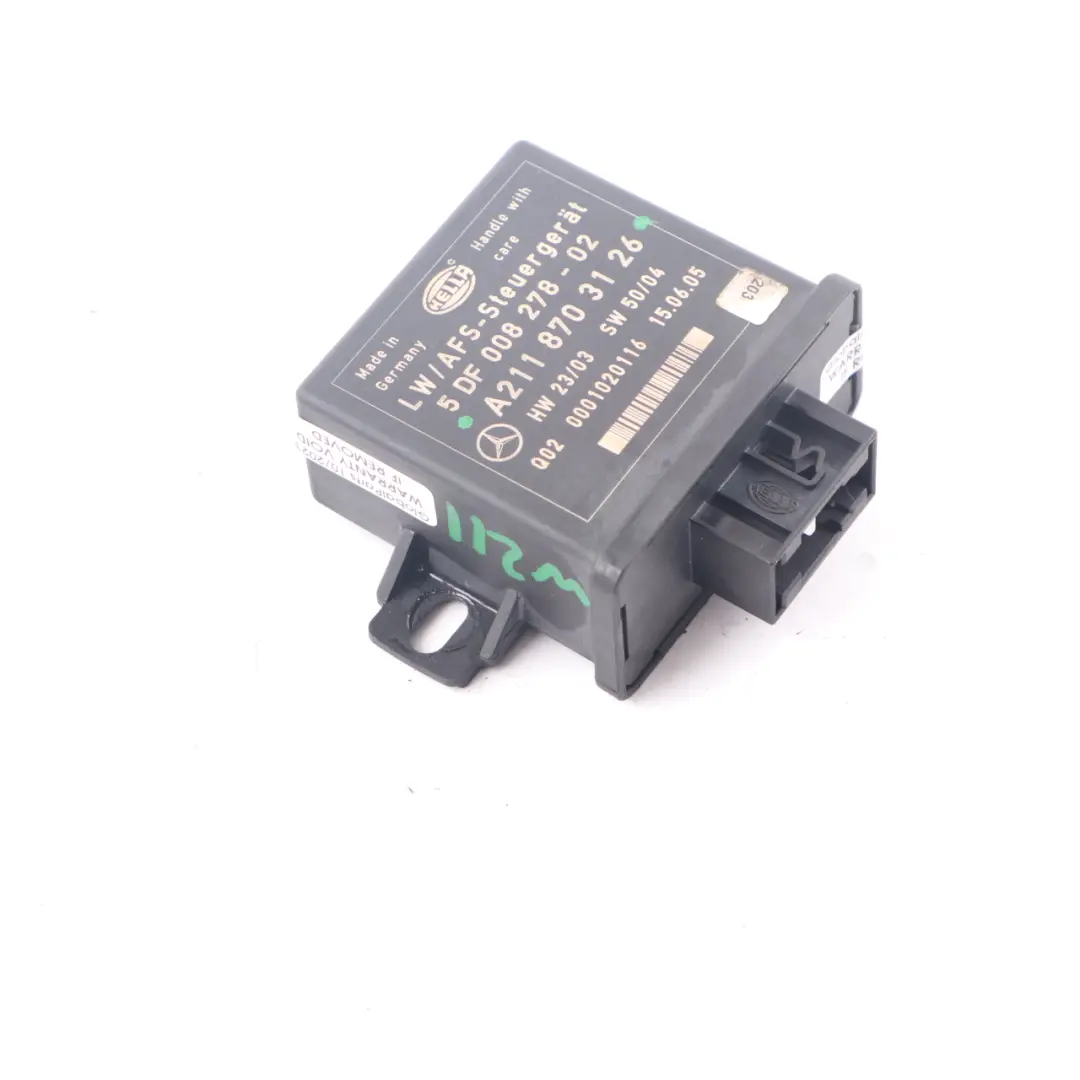 Modulo Fari Mercedes C209 W211 CLS C219 Unità Controllo Livello ECU per con numero di parte A2118703126 Modulo Fari Mercedes C209 W211 CLS C219 Unità Controllo Livello ECU - SKU A2118703126 - Numero di parte A2118703126