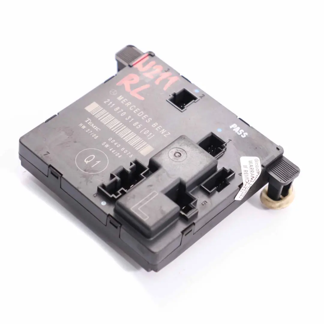 Module de porte arrière gauche Control Unit ECU pour Mercedes W211 à propos du numéro de pièce A2118703185 Mercedes W211 Module de porte arrière gauche Control Unit ECU - SKU A2118703185 - Numéro de pièce A2118703185
