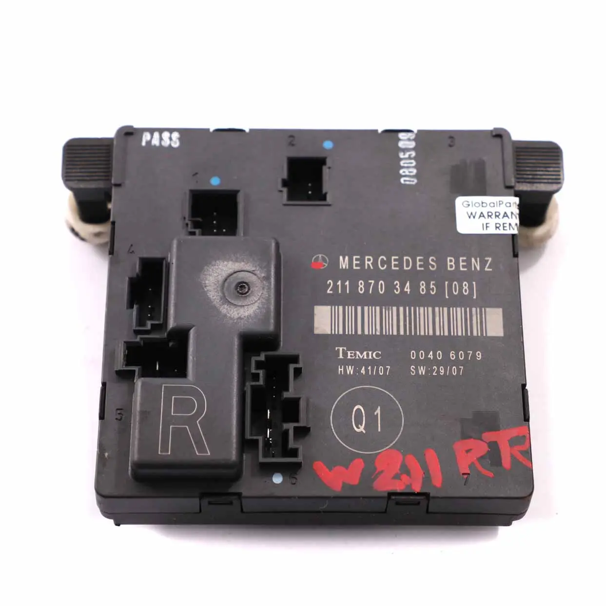 Mercedes W211 Módulo Puerta Trasera Derecha Unidad Control ECU A2118703485