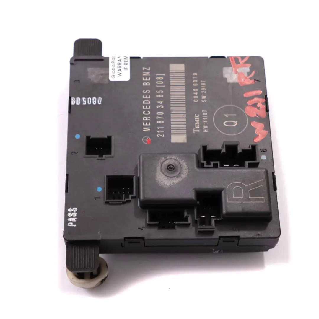 Mercedes W211 Door Module Rear Right O/S Control Unit ECU - SKU A2118703485 - Part number A2118703485