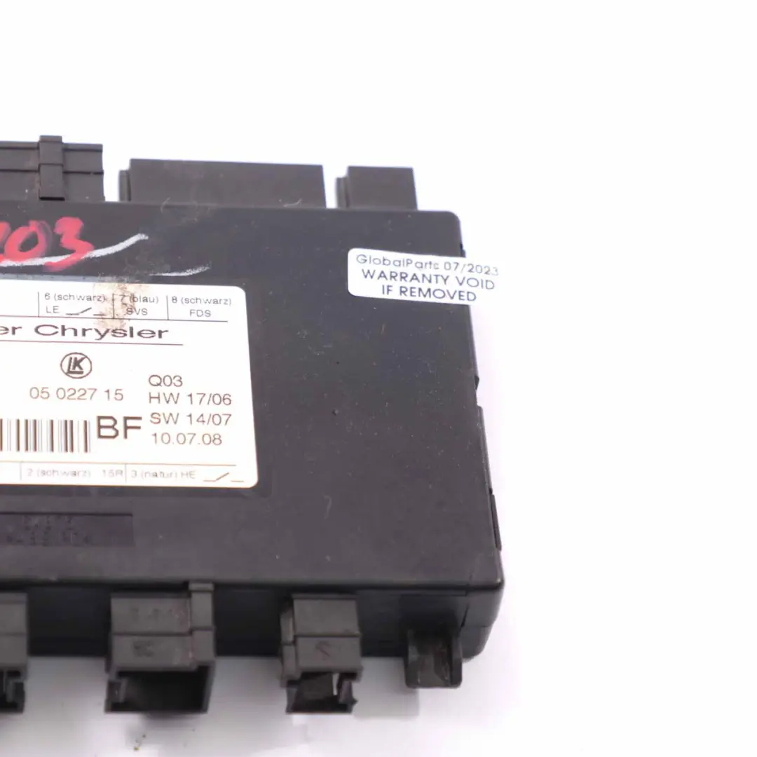 Sitzmodul Mercedes W164 W203 W211 C219 Front Memory Steuergerät für mit Teilenummer A2118704585 Sitzmodul Mercedes W164 W203 W211 C219 Front Memory Steuergerät - SKU A2118704585 - Teilenummer A2118704585