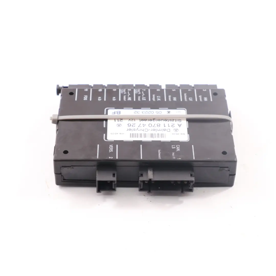  Module siège Mercedes W203 CLK W209 W211 Unité mémoire frontale - SKU A2118704726 - Numéro de pièce A2118704726