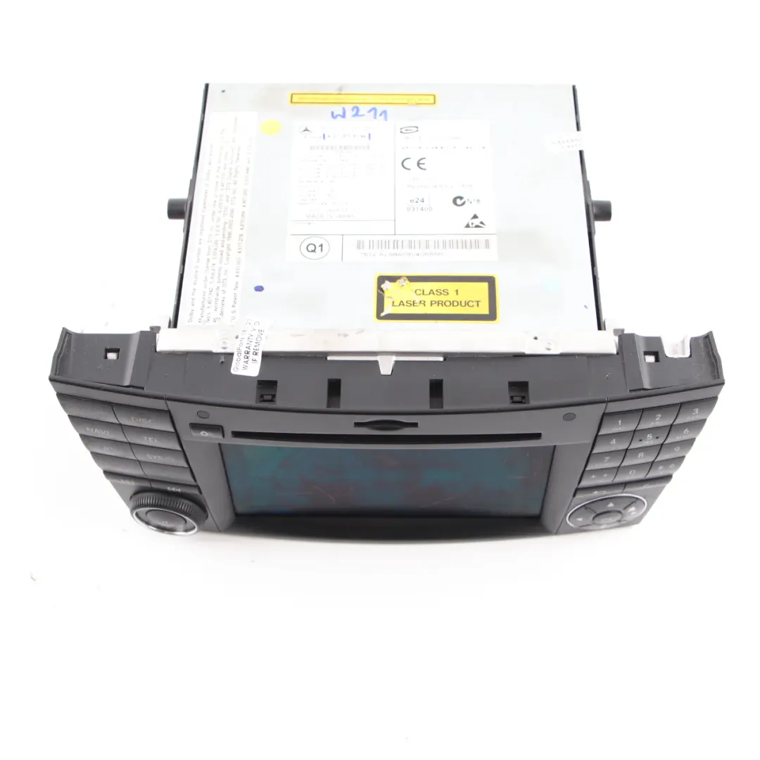 Mercedes W211 C219 CD Media Player Radio COMAND Head Unit - SKU A2118705194 - Part number A2118705194