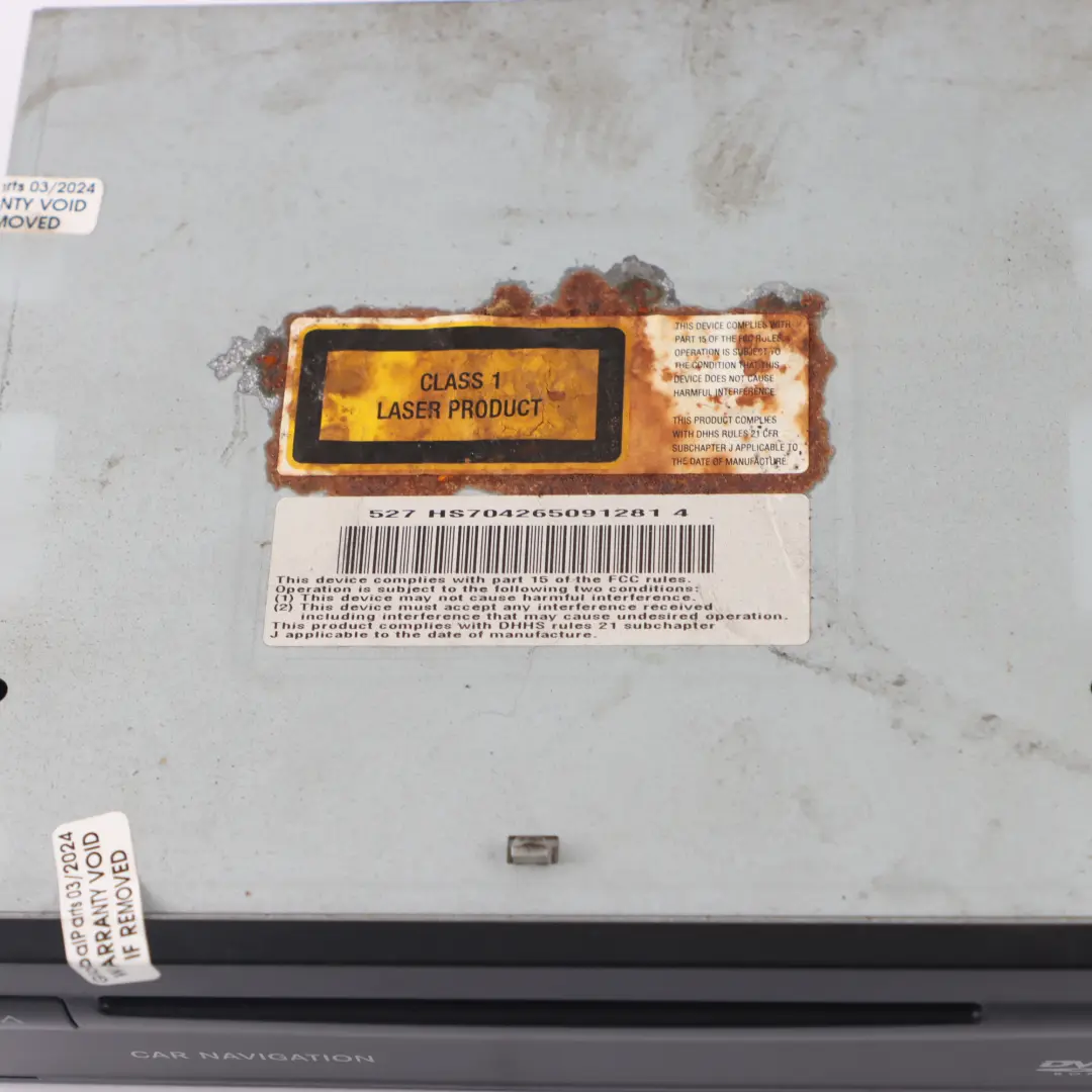 W219 Navigazione Lettore DVD CD Unità di controllo per Mercedes W211 con numero di parte A2118705226 Mercedes W211 W219 Navigazione Lettore DVD CD Unità di controllo - SKU A2118705226 - Numero di parte A2118705226