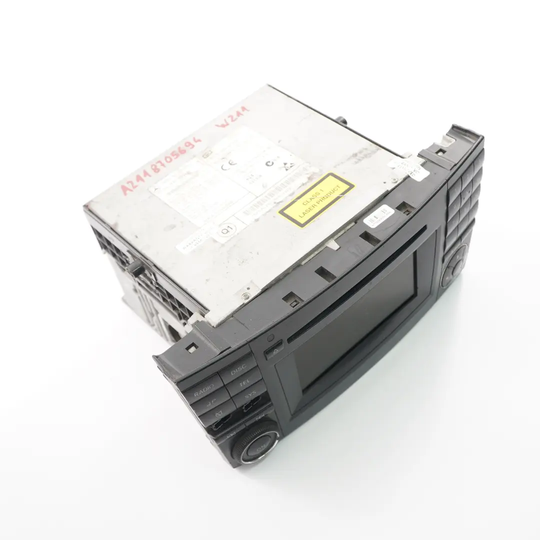 Radio Head Unit CD Audio Player Control Unit to Mercedes W211 with Part number A2118705694 Mercedes W211 Radio Head Unit CD Audio Player Control Unit - SKU A2118705694 - Part number A2118705694