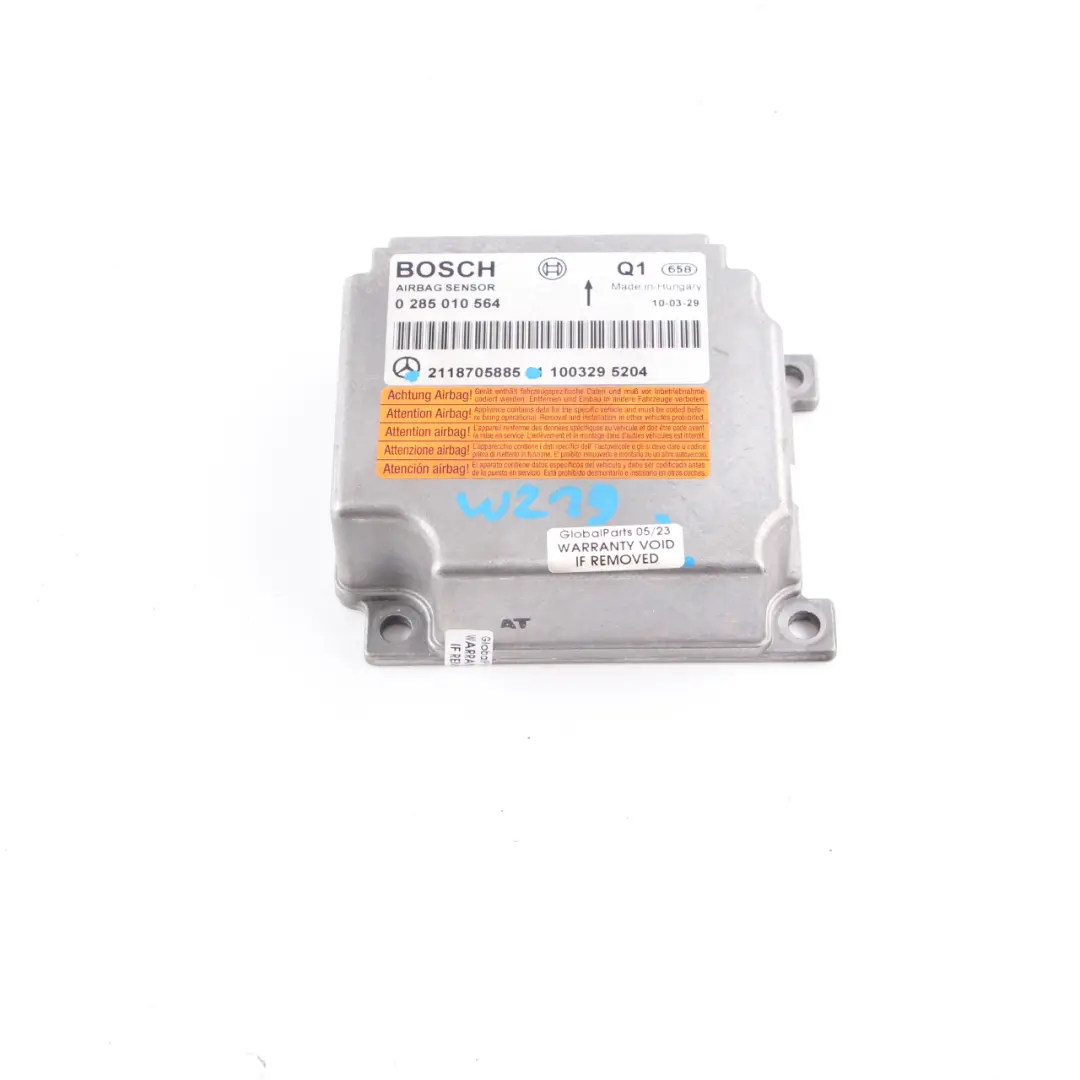 Módulo Airbag Mercedes W211 Unidad de Control ECU Sensor para con número de pieza A2118705885 Módulo Airbag Mercedes W211 Unidad de Control ECU Sensor - SKU A2118705885 - Número de pieza A2118705885