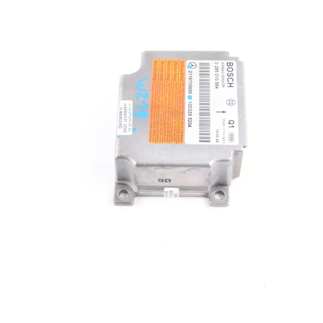 Air Bag Module Mercedes W211 Control Unit ECU Sensor - SKU A2118705885 - Numéro de pièce A2118705885