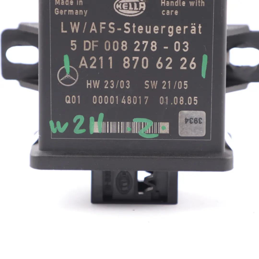 Headlight Module Mercedes W164 C209 W211 Level Sensor Control Unit to with Part number A2118706226 Headlight Module Mercedes W164 C209 W211 Level Sensor Control Unit - SKU A2118706226 - Part number A2118706226