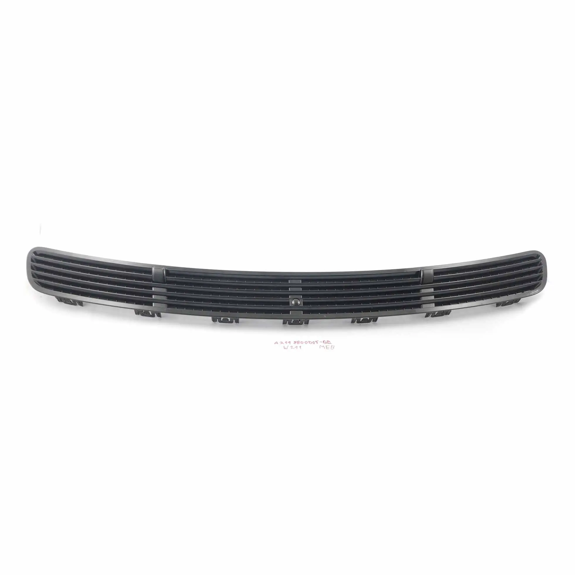 Mercedes W211 Panel del capó Parrilla del capó Negro melanita 185 A2118800005