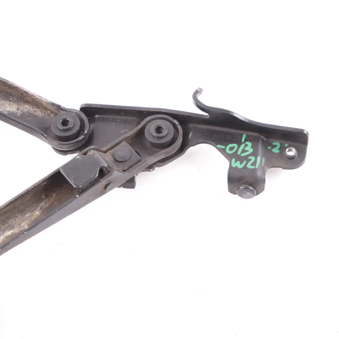 Mercedes W211 W220 Hinge Left Bonnet Obsidian Black 197 - SKU A2118800128-OB - Part number A2118800128