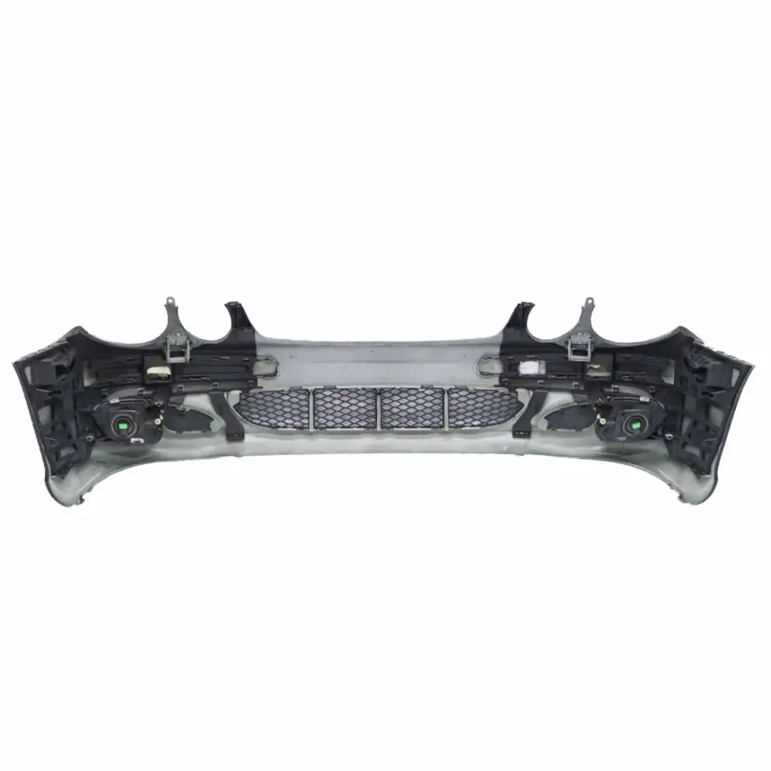 Mercedes W211 Front Bumper Trim Panel Obsidian Black Metallic - 197 - SKU A2118800140-OB - Part number A2118800140