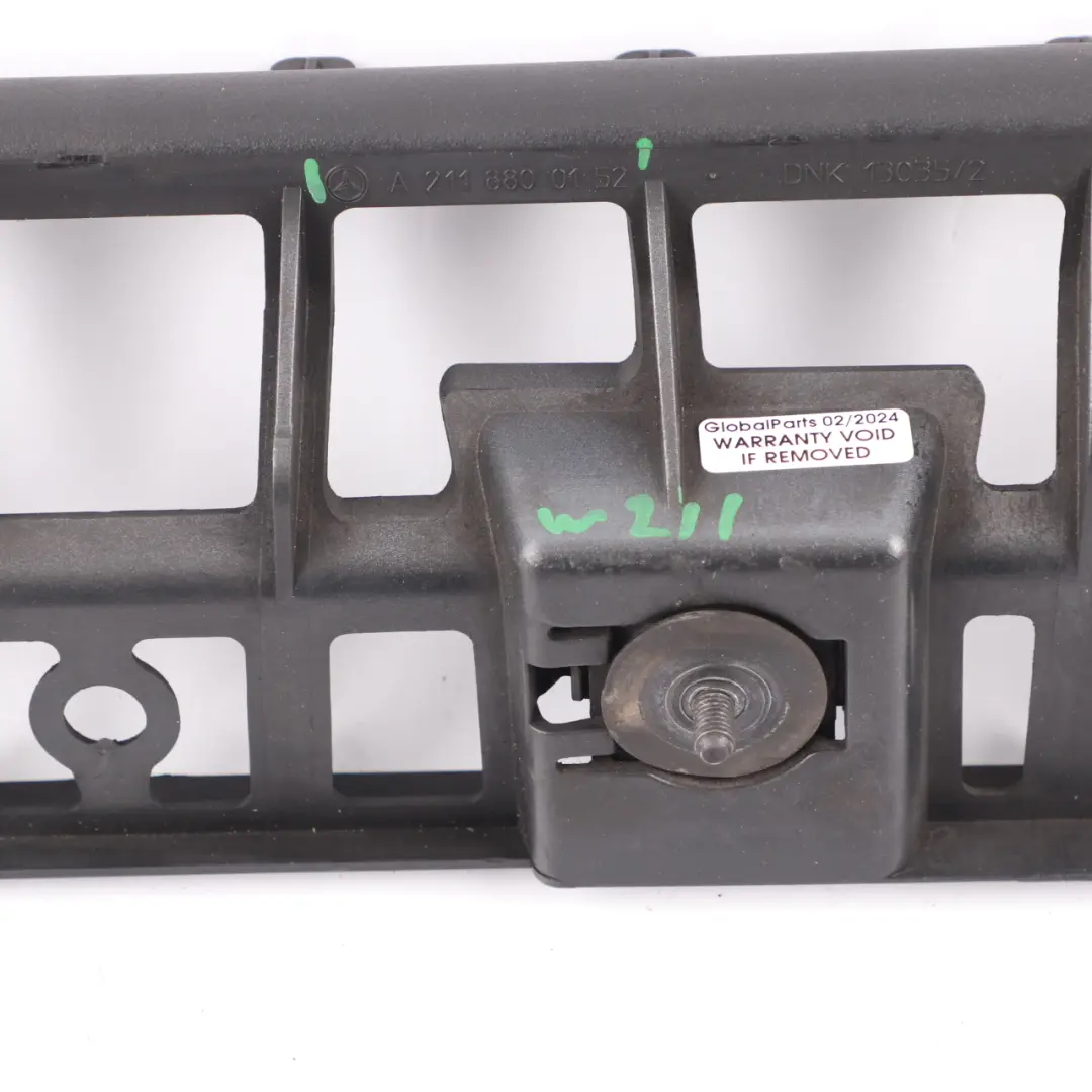 Bumper Support Holder Bracket Trim Reinforcement to Mercedes W211 Rear with Part number A2118800152 Mercedes W211 Rear Bumper Support Holder Bracket Trim Reinforcement - SKU A2118800152 - Part number A2118800152