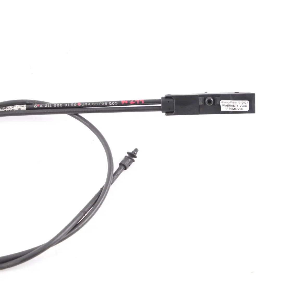 Mercedes S211 W211 Bonnet Hood Lock Release Cable - SKU A2118800159 - Part number A2118800159