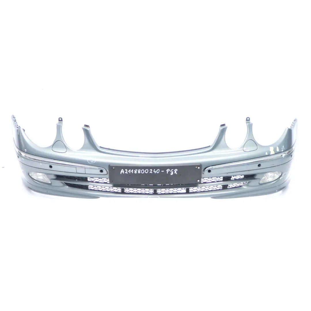 Front Bumper Trim Panel Perlite Grey Metallic - 747 to Mercedes W211 with Part number A2118800240 Mercedes W211 Front Bumper Trim Panel Perlite Grey Metallic - 747 - SKU A2118800240-PGR - Part number A2118800240