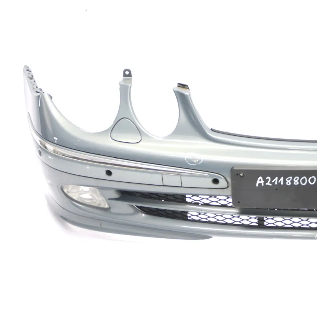 Front Bumper Trim Panel Perlite Grey Metallic - 747 to Mercedes W211 with Part number A2118800240 Mercedes W211 Front Bumper Trim Panel Perlite Grey Metallic - 747 - SKU A2118800240-PGR - Part number A2118800240
