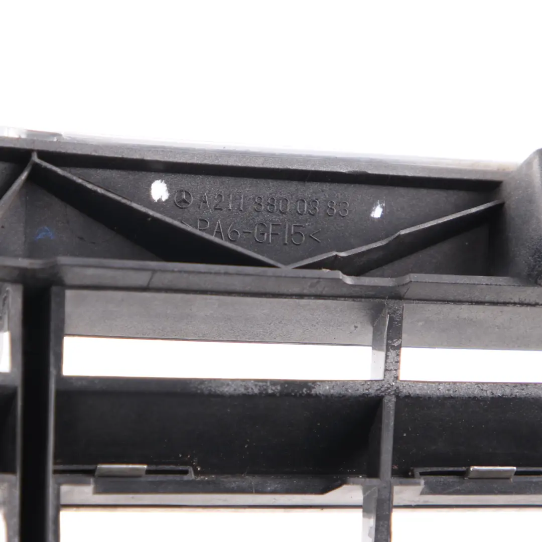 Front Grille Mercedes W211 Front Bumper Grille Cover Central to with Part number A2118800383 Front Grille Mercedes W211 Front Bumper Grille Cover Central - SKU A2118800383 - Part number A2118800383