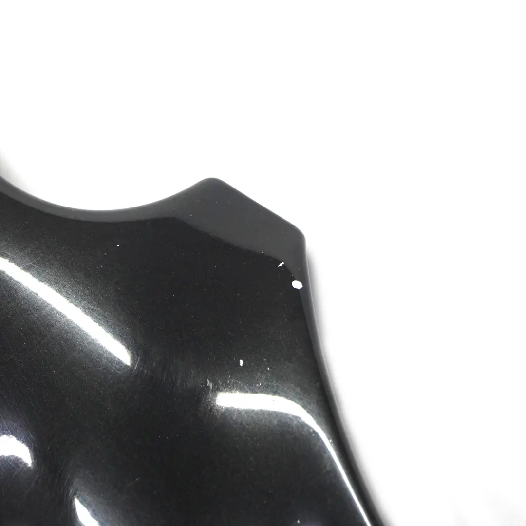 Mercedes W211 Hood Bonnet Trim Panel Covering Obsidian Black Metallic - 197 - SKU A2118800457-OB - Part number A2118800457