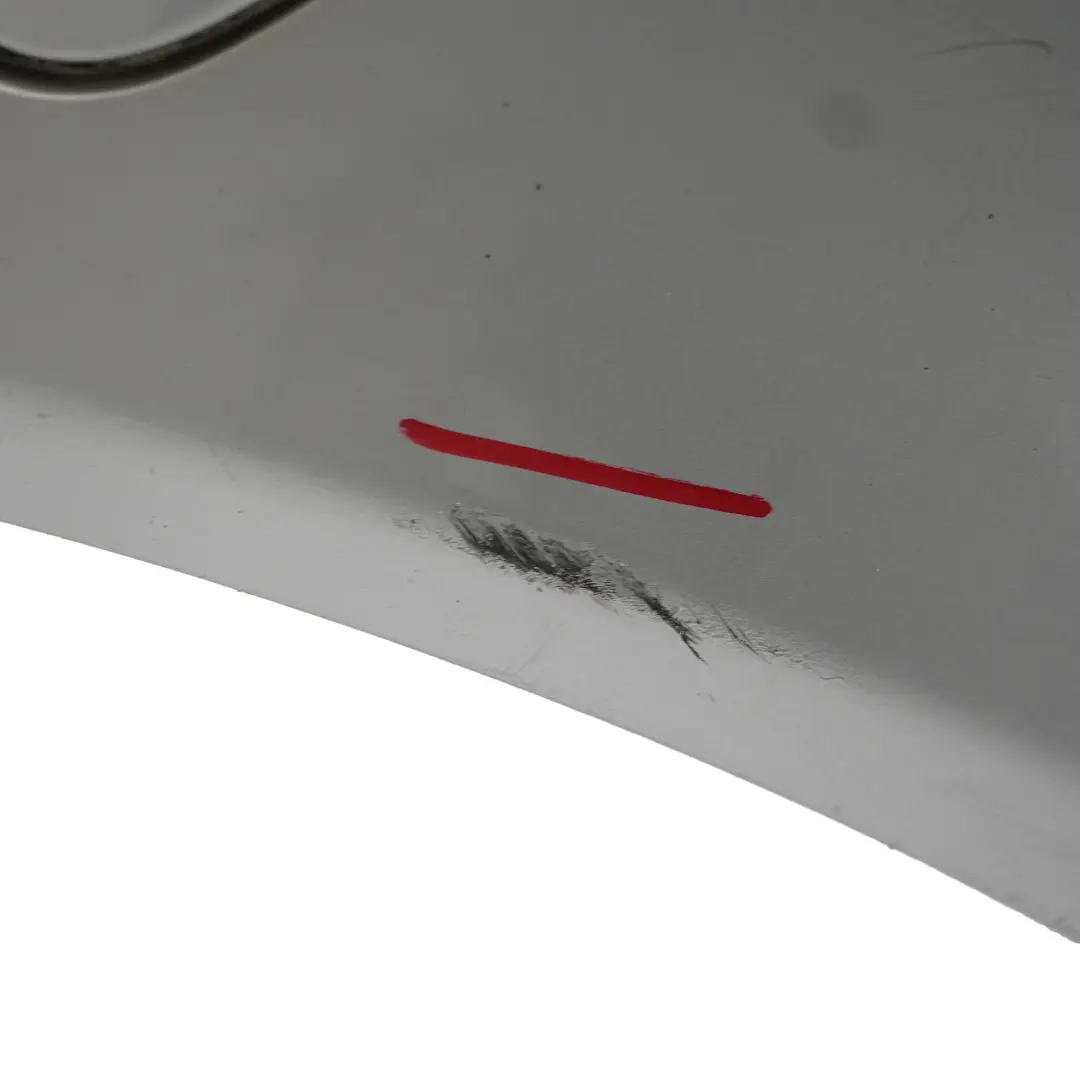 Bumper Trim Panel Brilliant Silver Metallic - 744 to Mercedes W211 Rear with Part number A2118800740 Mercedes W211 Rear Bumper Trim Panel Brilliant Silver Metallic - 744 - SKU A2118800740-BRS - Part number A2118800740