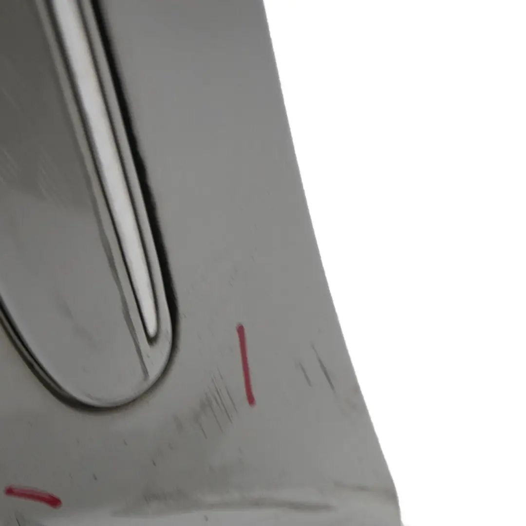 Bumper Trim Panel Brilliant Silver Metallic - 744 to Mercedes W211 Rear with Part number A2118800740 Mercedes W211 Rear Bumper Trim Panel Brilliant Silver Metallic - 744 - SKU A2118800740-BRS - Part number A2118800740