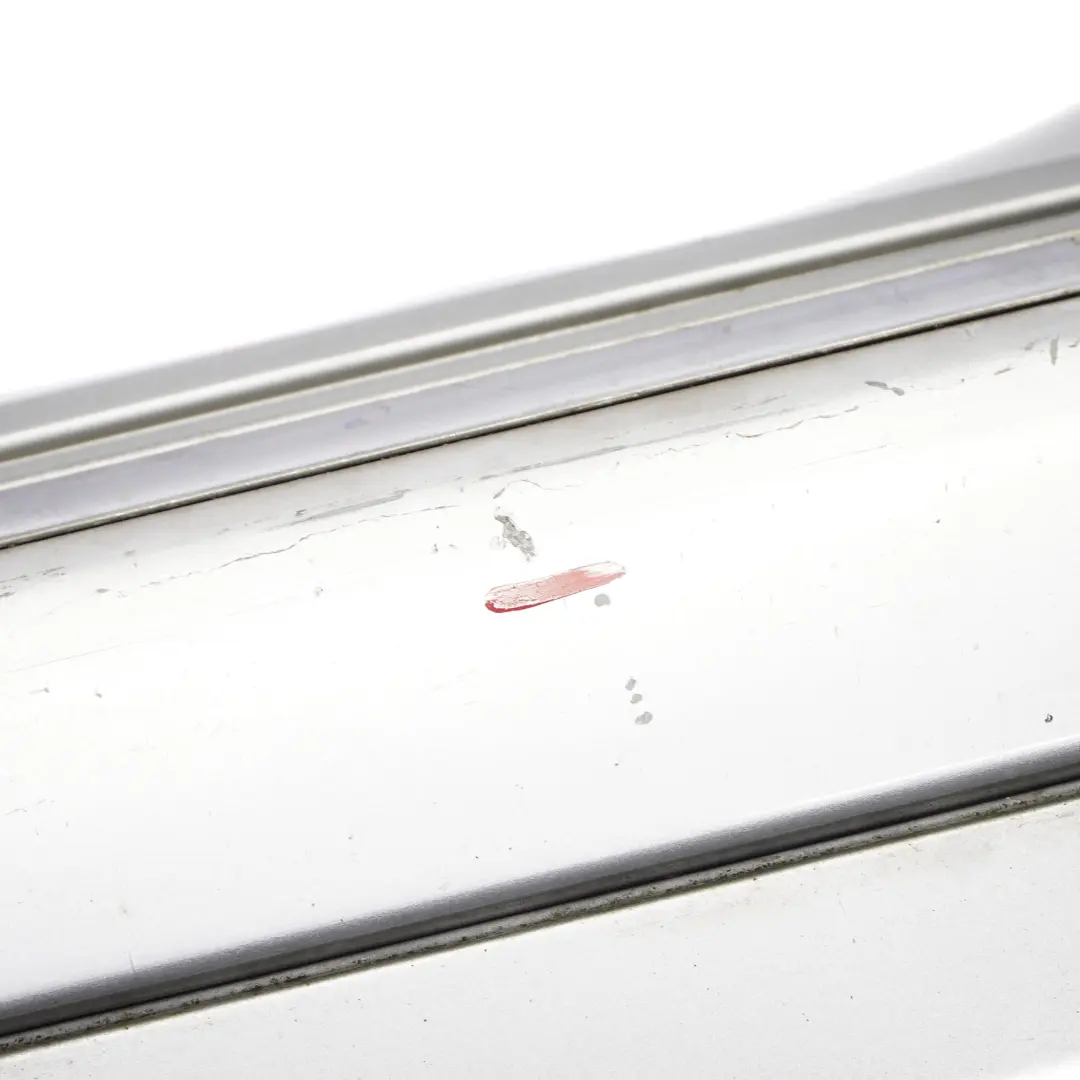 Mercedes W211 Rear Bumper Trim Panel Brilliant Silver Metallic - 744 - SKU A2118800740-BRS - Part number A2118800740