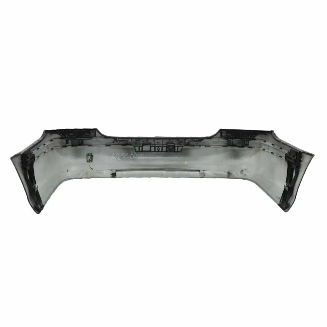 Bumper Trim Panel Cover Melanite Black Metallic - 185 to Mercedes W211 Rear with Part number A2118800740 Mercedes W211 Rear Bumper Trim Panel Cover Melanite Black Metallic - 185 - SKU A2118800740-MEB - Part number A2118800740