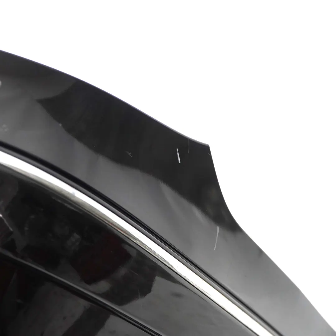 Mercedes W211 Rear Bumper Trim Panel Cover Obsidian Black Metallic - 197 - SKU A2118800740-OB - Part number A2118800740