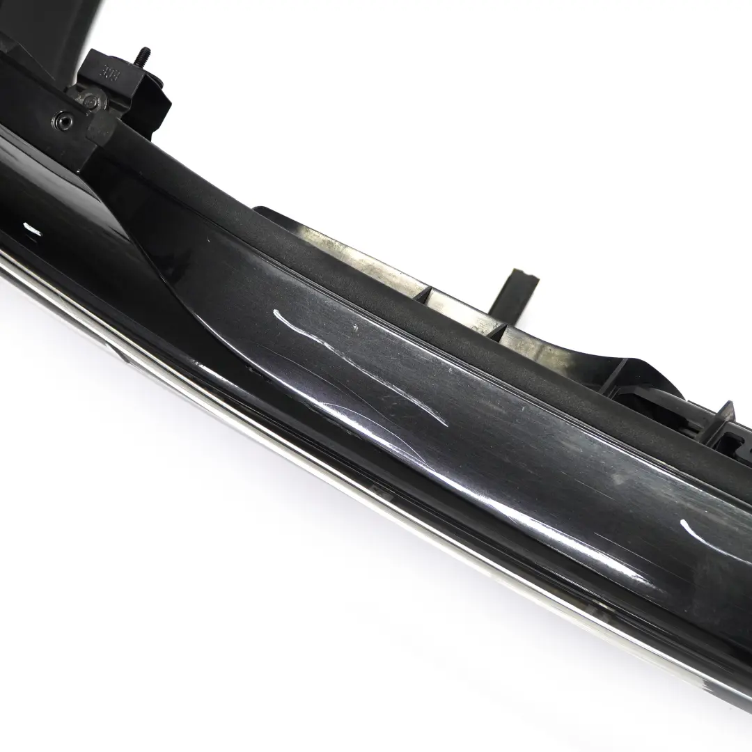 Bumper Trim Panel Cover Obsidian Black Metallic - 197 to Mercedes W211 Rear with Part number A2118800740 Mercedes W211 Rear Bumper Trim Panel Cover Obsidian Black Metallic - 197 - SKU A2118800740-OB - Part number A2118800740