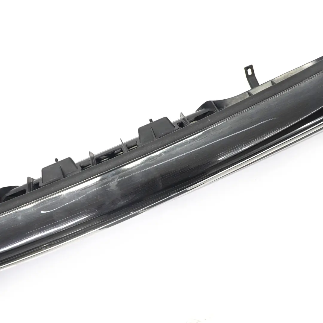 Bumper Trim Panel Cover Obsidian Black Metallic - 197 to Mercedes W211 Rear with Part number A2118800740 Mercedes W211 Rear Bumper Trim Panel Cover Obsidian Black Metallic - 197 - SKU A2118800740-OB - Part number A2118800740