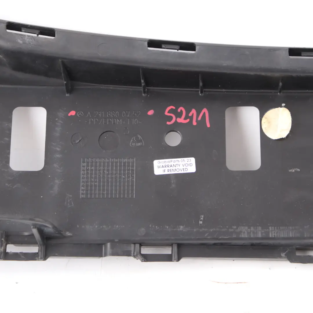 Supporto paraurti anteriore Staffa rinforzo Mercedes W211 - SKU A2118800752 - Numero di parte A2118800752
