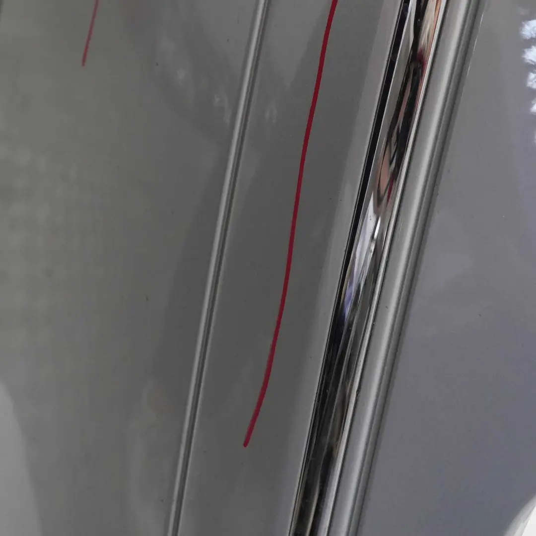 Bumper Mercedes S211 Estate Trim Panel Brilliant Silver Metallic - 744 to Rear with Part number A2118801283 Rear Bumper Mercedes S211 Estate Trim Panel Brilliant Silver Metallic - 744 - SKU A2118801283-BS - Part number A2118801283