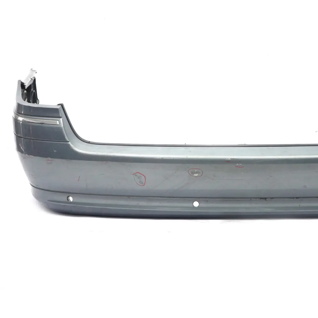 Bumper Mercedes S211 Estate Trim Panel Perlite Grey Metallic - 747 to Rear with Part number A2118801283 Rear Bumper Mercedes S211 Estate Trim Panel Perlite Grey Metallic - 747 - SKU A2118801283-PGR - Part number A2118801283