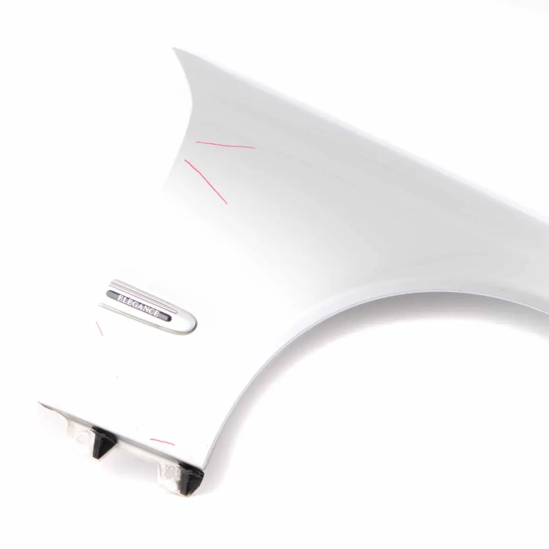 Front Right O/S Side Panel Wing Fender Brilliant Silver - 744U to Mercedes W211 with Part number A2118801418 Mercedes W211 Front Right O/S Side Panel Wing Fender Brilliant Silver - 744U - SKU A2118801418-BRS - Part number A2118801418