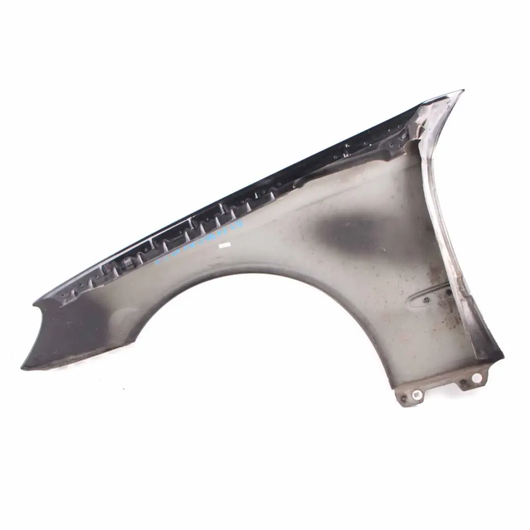 Side Panel Front Right O/S Wing Fender Obsidian Black - 197 to Mercedes W211 with Part number A2118801418 Mercedes W211 Side Panel Front Right O/S Wing Fender Obsidian Black - 197 - SKU A2118801418-OB - Part number A2118801418