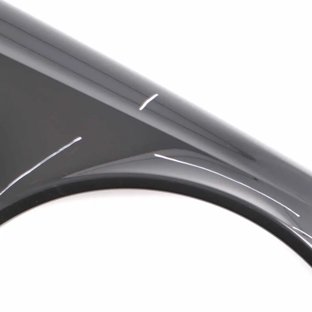 Side Panel Front Right O/S Wing Fender Obsidian Black - 197 to Mercedes W211 with Part number A2118801418 Mercedes W211 Side Panel Front Right O/S Wing Fender Obsidian Black - 197 - SKU A2118801418-OB - Part number A2118801418