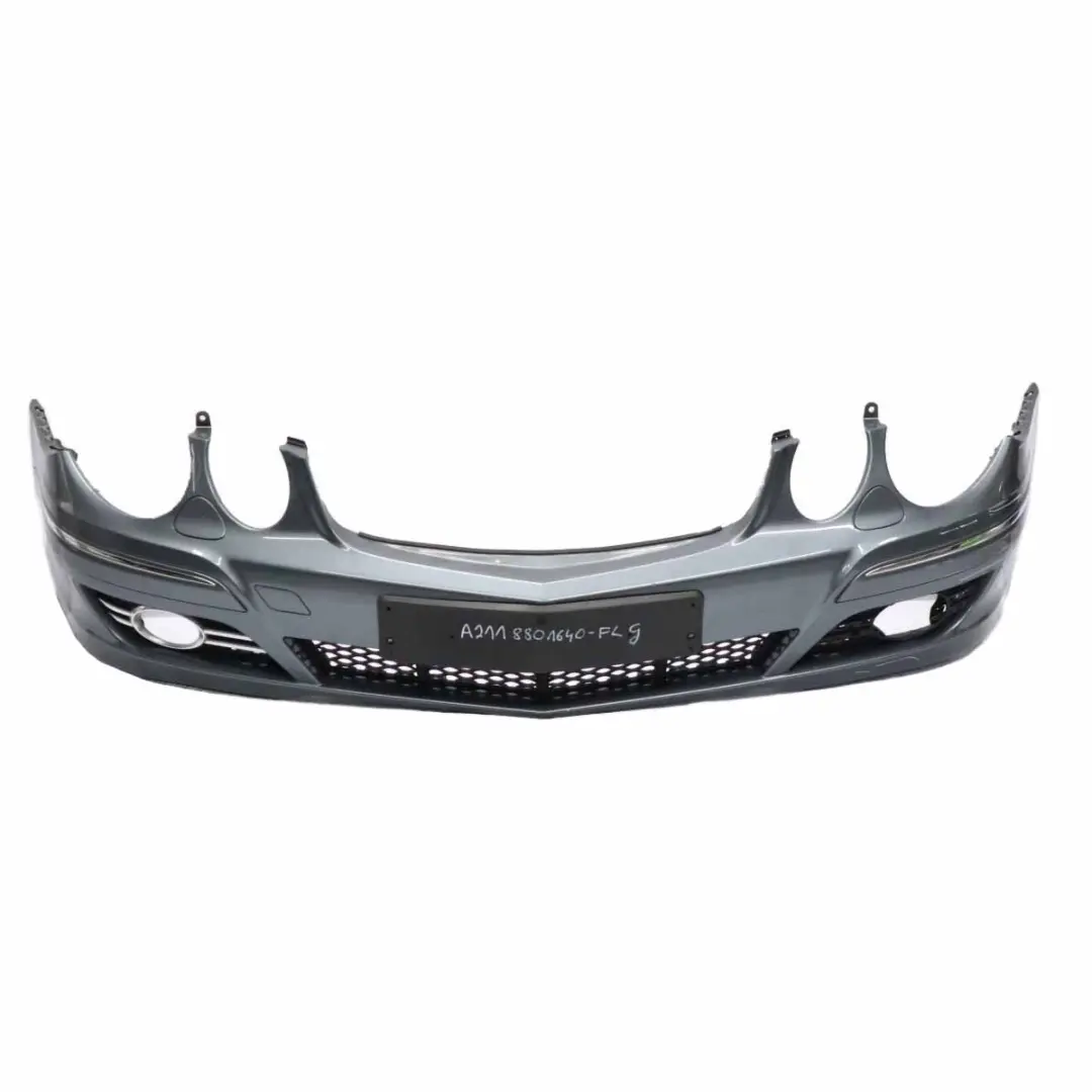 Front Bumper Trim Panel Flint Grey Metallic - 368 to Mercedes W211 with Part number A2118801640 Mercedes W211 Front Bumper Trim Panel Flint Grey Metallic - 368 - SKU A2118801640-FLG - Part number A2118801640